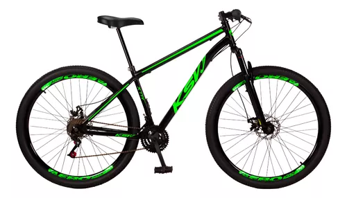 Bicicleta Aro 29 Aço Carbono Freios A Disco Suspensão 21 Vel - Imagem 3