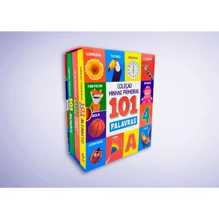 Coleção Minhas Primeiras 101 Palavras - Box com 3 Livrinhos - Imagem 2