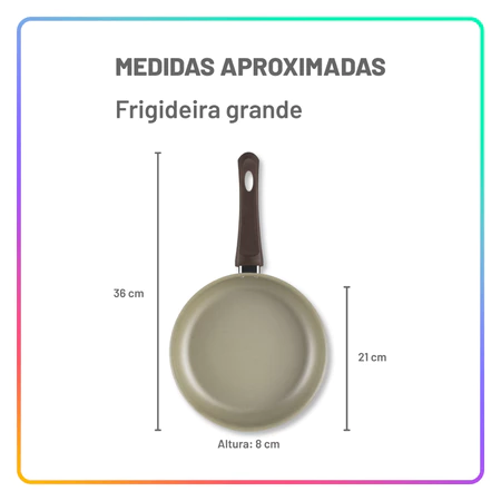 Jogo de Panelas Antiaderente 10 Peças com Utensílios e Frigideiras para Cozinha Completa - Imagem 7